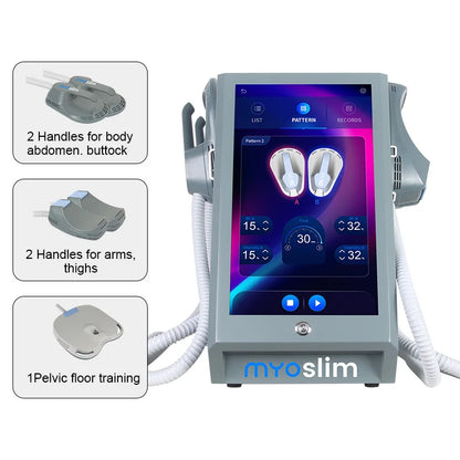 MYOslim Professional 6500W EMSZERO RF Body Slimming Sculpting Machine Muscle Building Fat Burning Equipped with Pelvic Cushion