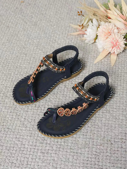 Women's Sandals Bohemian Sandals Outdoor Soft Sole Beach Sandals Platform Lightweight Women Casual Shoes Flat Plus Size Sandal