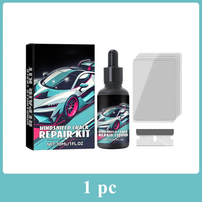 Magic Windscreen Crack Repair Set - Auto Glass Scratch Eraser for Cars Trucks Motorcycles