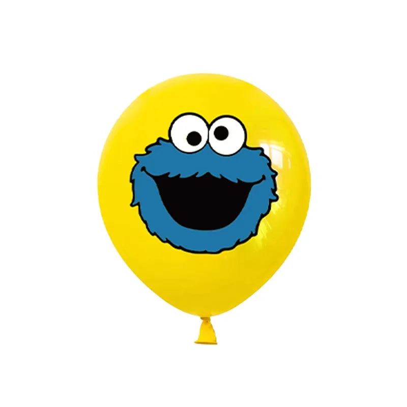 10pc The New Sesame Street 12Inch Latex Balloon Kids Birthday Party Decoration
