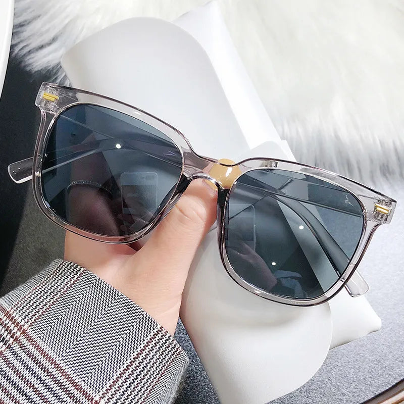 New Polarized Square Sunglasses Men Women Luxury Brand Small Round Sun Glasses Female Oversize Eyewear Glasses for Male Female