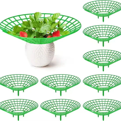 5-20pcs Strawberry Plant Supports with 3 Sturdy Legs Strawberry Growing Racks Protector Frame Holder Cage From Mold Rot Dirt