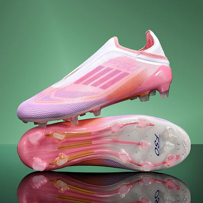 New Men Football Boots Outdoor Sport Breathable Non Slip Long Spikes Training Soccer Shoes Match Boys Cleats Adult Comfortable