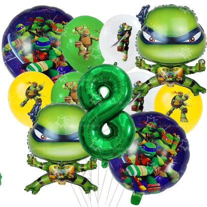 Cartoon Turtles Birthday Party Decorations Tableware Tablecloth Cup Plate Bag Napkins Balloon Baby Shower Turtles Party Favors