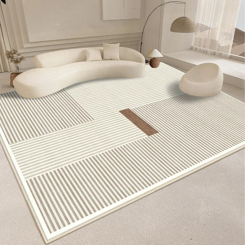 Minimalism Style Carpet Living Room Decoration Fluffy Soft Rugs for Bedroom Abstract Large Plush Rug Home Thickened Floor Mat