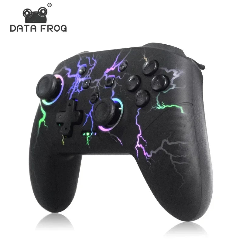 DATA FROG Wireless Game Controller For Switch / Lite / OLED Model PC Gaming Joystick Dual Vibration Turbo