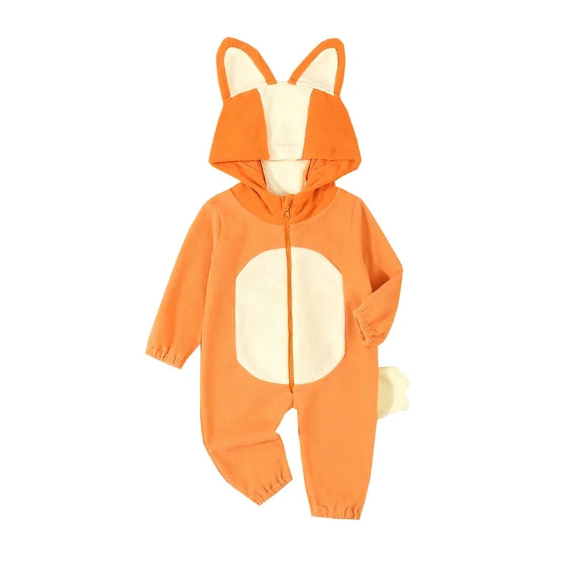 Baby & Toddler Animal Costume | Hooded Jumpsuit with Ears & Tail | Halloween, Portraits & Dress-Up