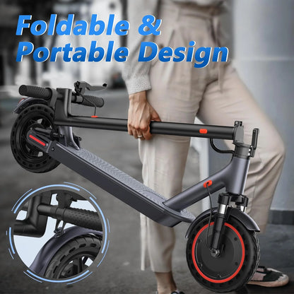 10inch Electric Scooter 500W Brushless  Motor 22MPH Max Speed APP Smart Scooter Shock-absorbing Anti-skid Folding Electric Scooter