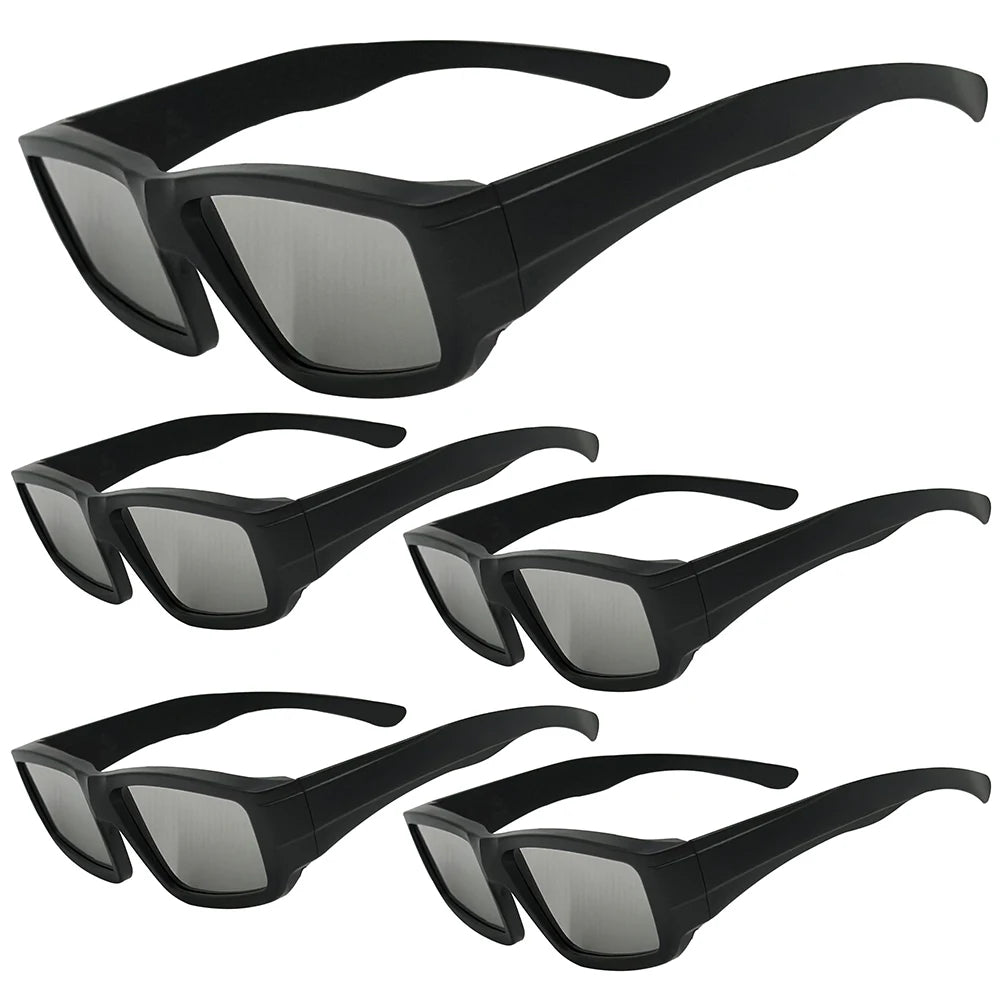 Solar Eclipse Glasses Plastic Frame Certified Safe Solar Viewer Shade For Direct Sun Observation Total Eclipse Eyewear