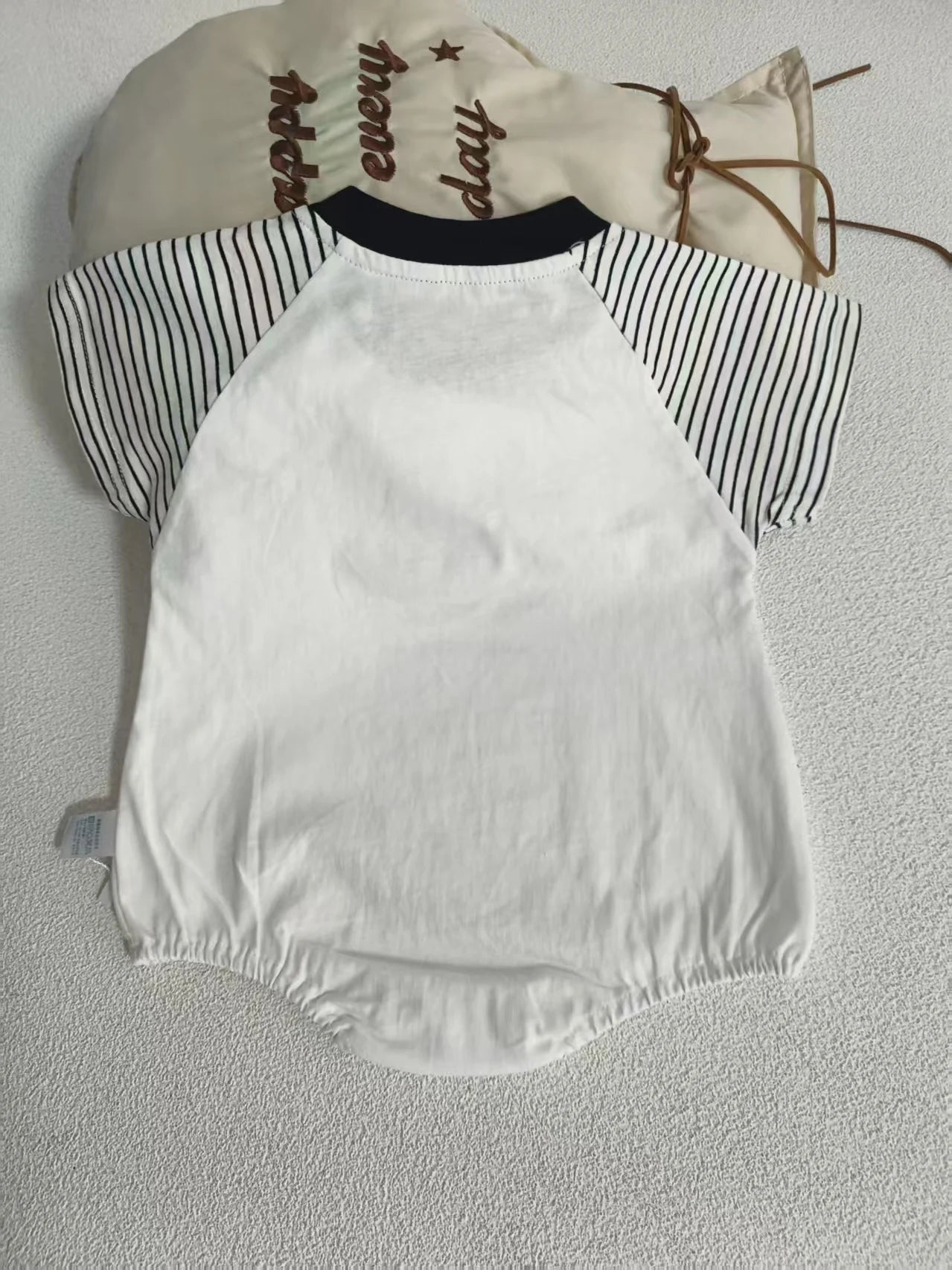 New Summer Newborn Baby Cotton Bodysuit Striped Short Sleeves Onesie 0-2Y Infant Cartoon Baby Boys Girls Jumpsuit