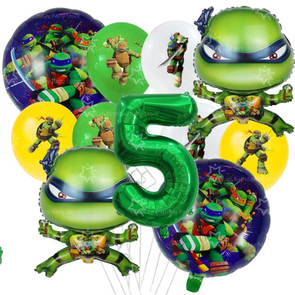 Cartoon Turtles Birthday Party Decorations Tableware Tablecloth Cup Plate Bag Napkins Balloon Baby Shower Turtles Party Favors
