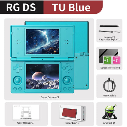Anbernic RG DS Flip Handheld Game Console 4" IPS HD Dual Screen