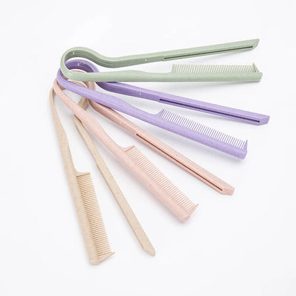 V-Shaped Hair Styling Comb | Manual Fine-Tooth Resin Design | Home & Salon Hair Sectioning