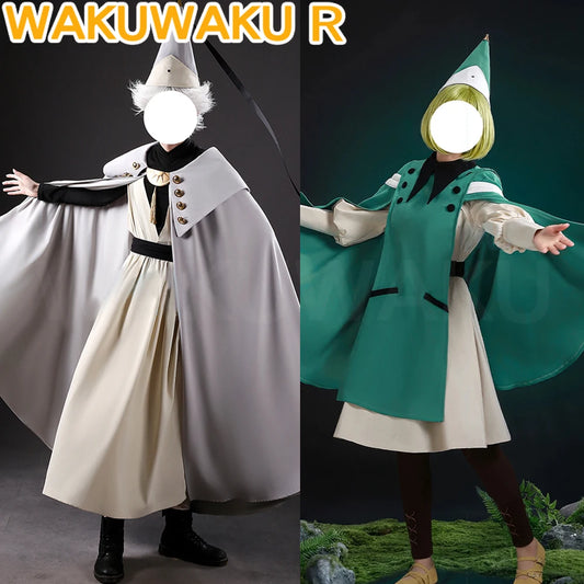 IN STOCK Qifrey Coco Cosplay Costume Anime Witch Hat Atelier【XS-2XL】WakuWaku-R Women Halloween Cute Hat Cloak Wig Plus Size