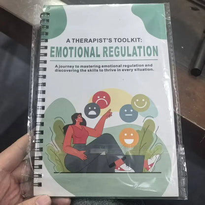 Emotional Regulation Workbook for Adults & Teens – Therapist Guided Mental Health Journal, CBT & Self-Care Exercises, Spiral Bou