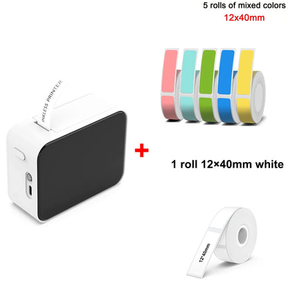 MarkLife P15 Mini Portable Thermal Printer Wireless Bluetooth-compatible Label Tag for Home Office Labeling Sticker Machine