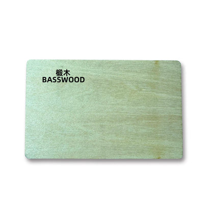 5Pcs Wooden Card NFC215 Card 13.56MHZ RFID Tag 504Bytes