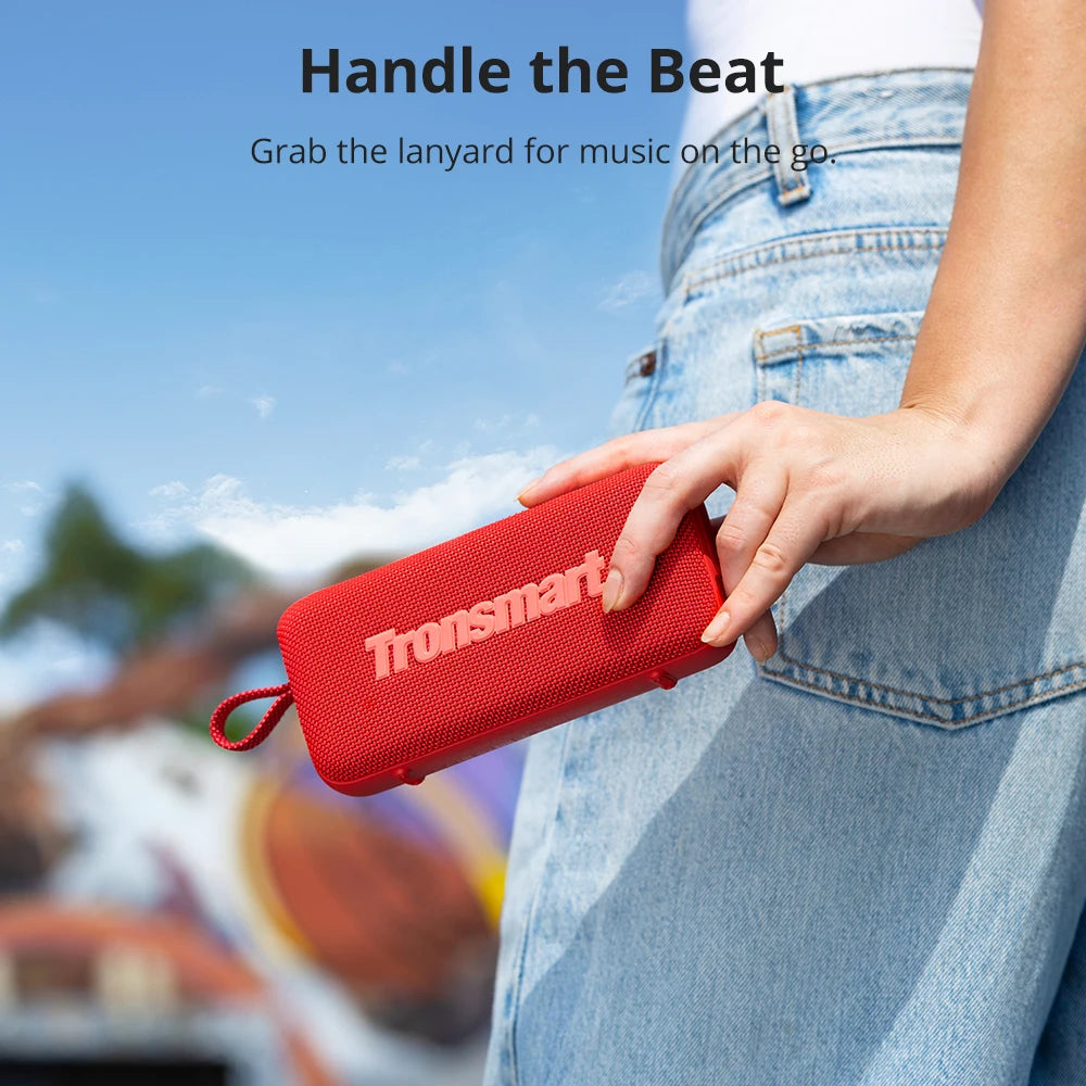 Tronsmart Trip 2 Speaker Wireless Bluetooth Portable Speaker with Enhanced Bass, IPX7 Waterproof, 20H Playtime,for Camping, Outdoor