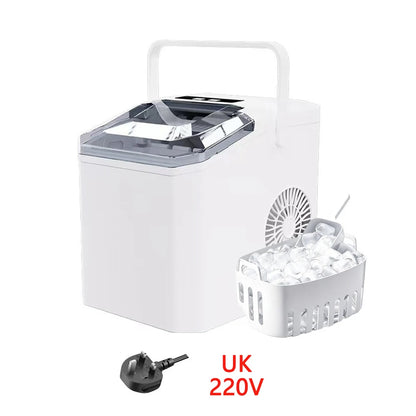 Countertop Portable Ice Maker Quick Production Bullet‑Style Hollow Ice Cubes Compact Ice Making Machine for Home & Outdoor
