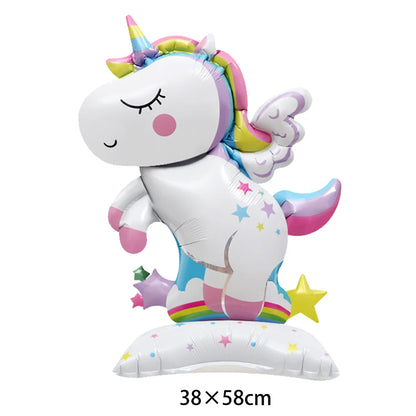 Rainbow Unicorn Balloon Unicorn Party Decor Supplies Unicorn Birthday Party Decoration Baby Shower Kids Girls Birthday Decor