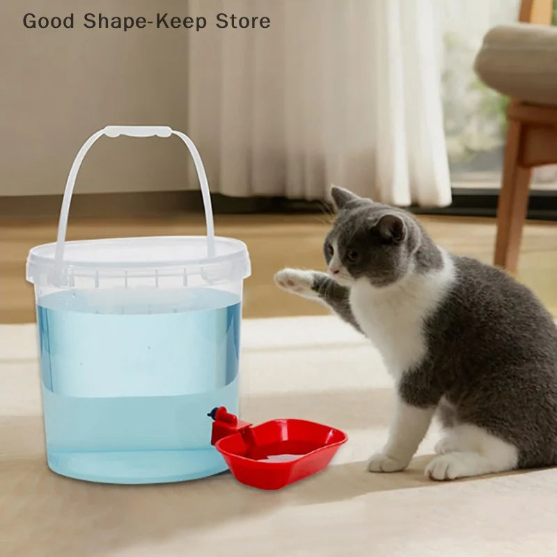 1PC 3/5/8/10L Automatic Pet Water Dispenser Large Capacity Cat Dog Drinking Fountain Non-Spill Cat Dog Bowl With Auto Shut-Off