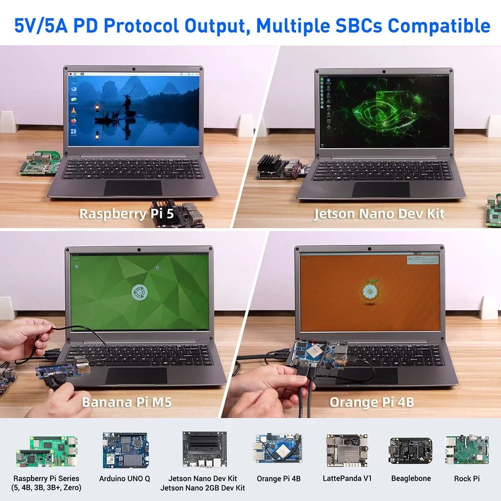 CrowView Note 14inch All-in-One Portable Monitor, Phone-to-Laptop Device SBCs/Mini PC/PC/Game Console - English Keyboard