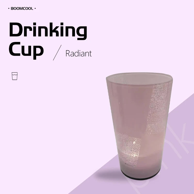 New LED light-emitting cup with straw lid large-capacity ice cup souvenir cup wholesale customization logo bull cups