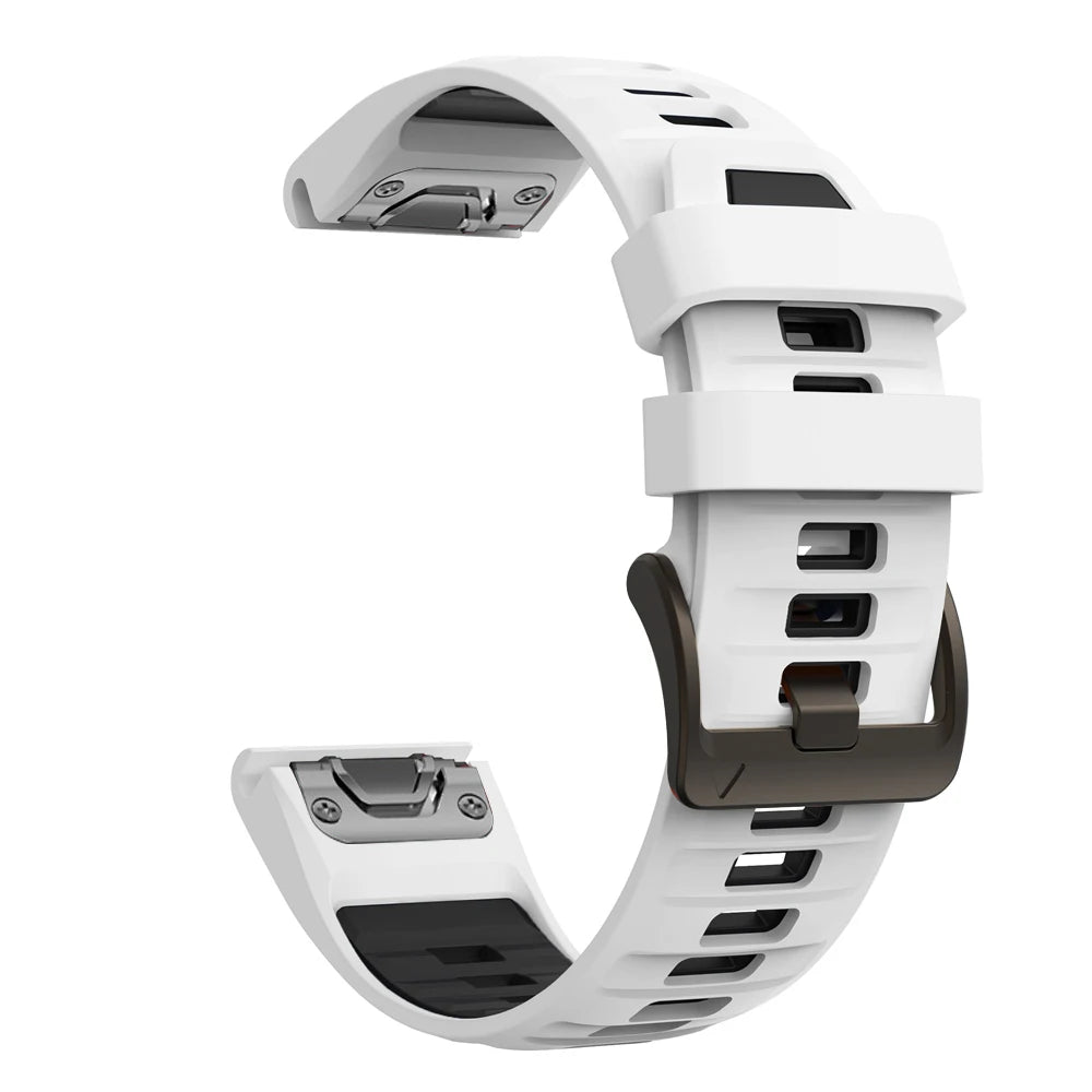 26/22/20mm QuickFit Silicone Watch Band for Garmin Fenix 9 8 Durable Breathable Sport Replacement Strap for Garmin Fenix 9 8 Pro