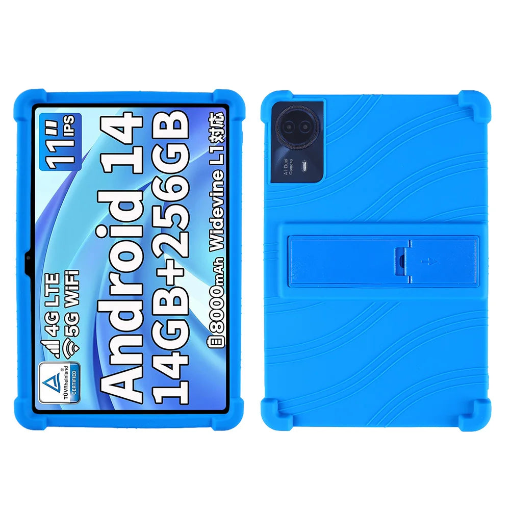 For ODEA S11 10.95inch Tablet Case Tablet Shockproof Cover Android14 Tablet Kids Soft Silicon Stand Protective Shell