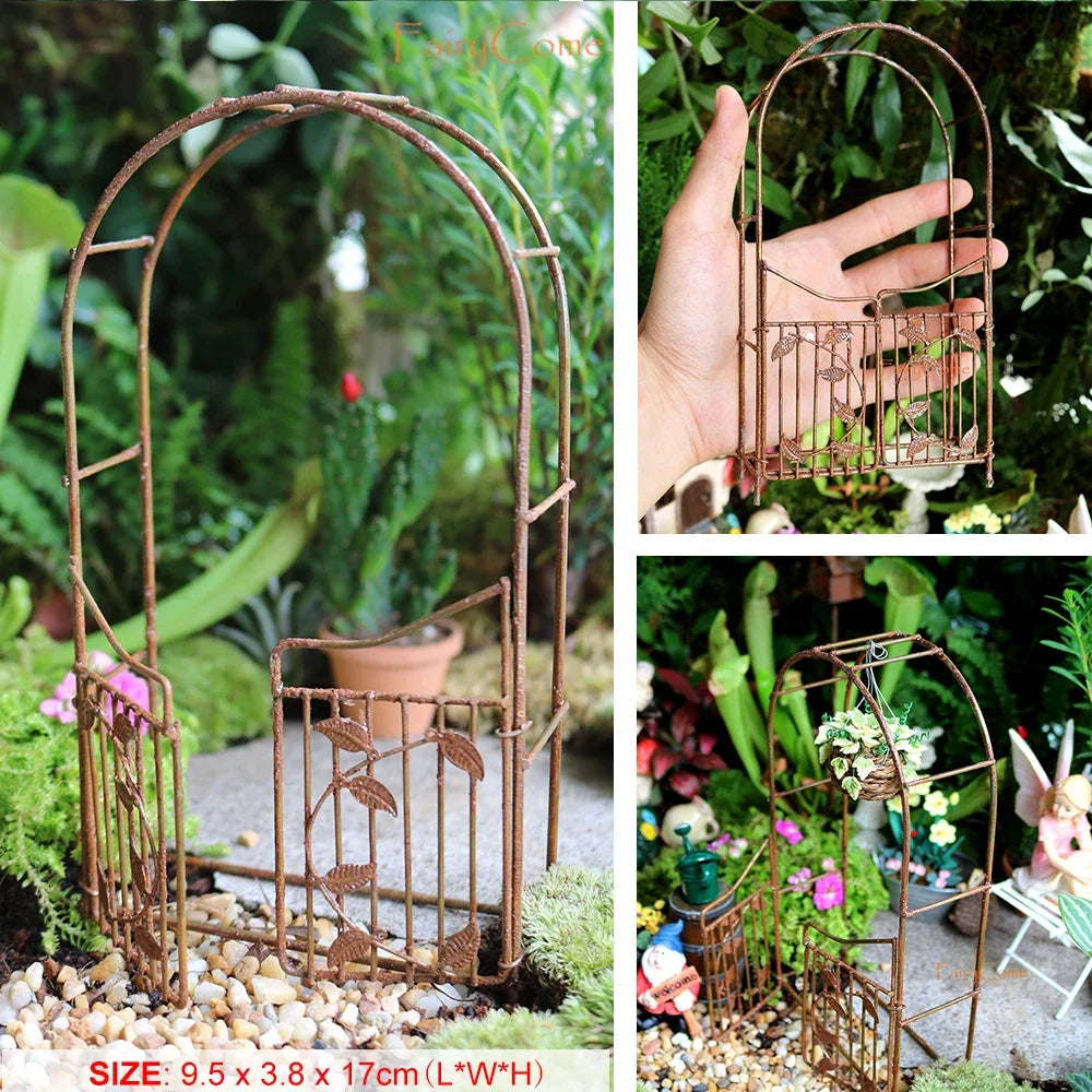 Miniature Garden Fairies Figurines Resin Mini Fairy Statue Figure Fairy Garden Ornaments Decorations Accessories