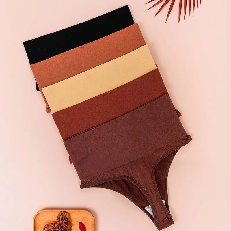 Sexy Women's High Waisted Underwear, Seamless Thong, Slimming Open Buttocks Underwear, Slimming Underwear, Women's Underwear