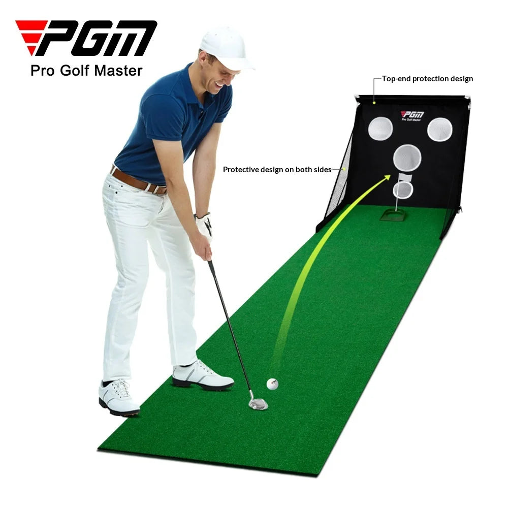 PGM Golf Multi-Function Practice Device Indoor Golf Chipping/Putting Practice Portable Practice Net TL033