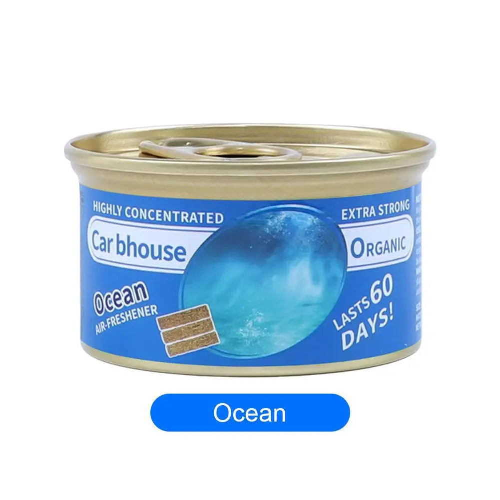 Car Air Freshener Bubble Gum Scent Perfume Canned Wood Block LongLasting Strong Aroma Auto Home Closet Deodorizer