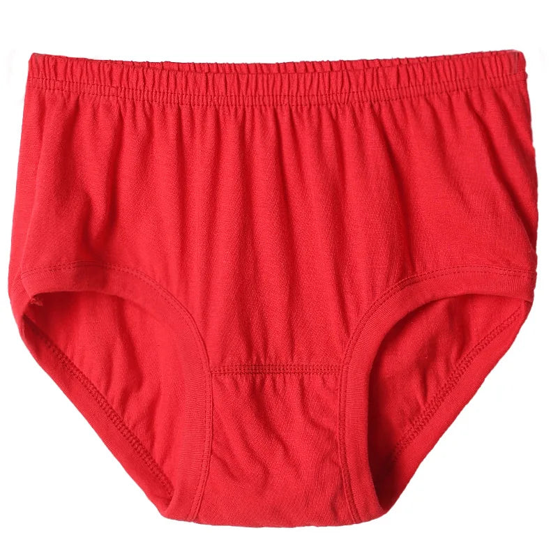 3pcs 100% Cotton Briefs Mens Comfortable Underpants Four Season Man Large Size Ventilate Underwear Male High Waist Panties Short