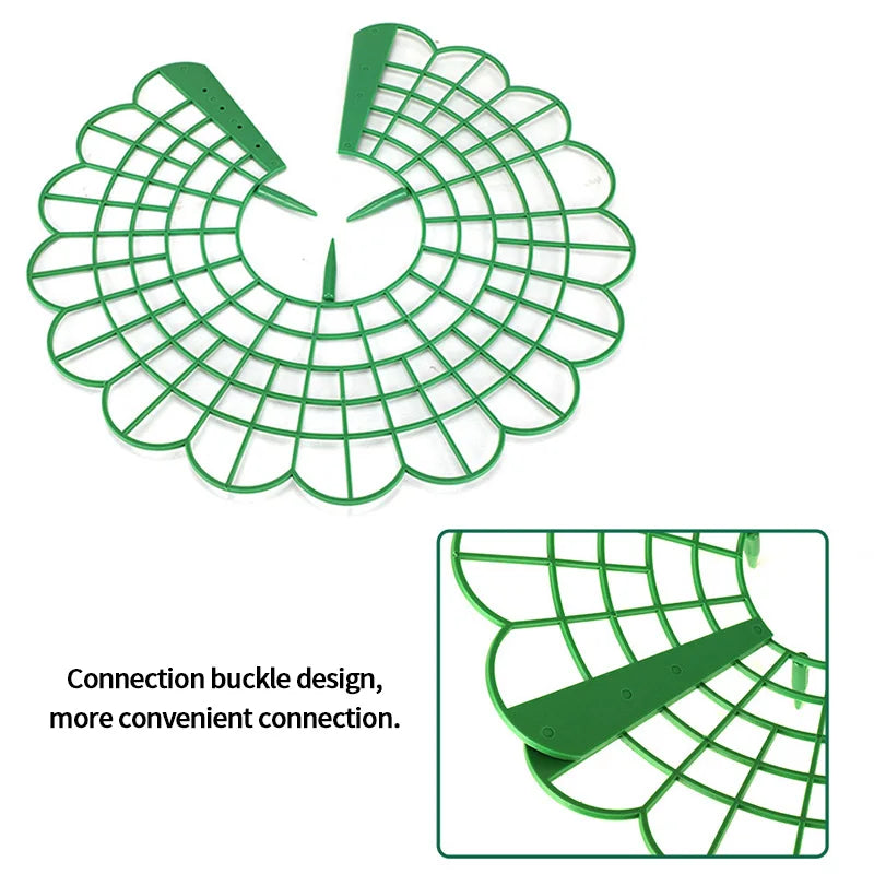 Green Strawberry Planting Stand Plastic Plant Support Cage Garden Anti-rot Strawberry Growing Racks Holder with 3/4Sturdy Legs