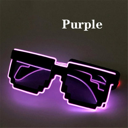Wireless Light Up Glasses,LED Luminous Glasses Glow in the Dark Party Supplies Gift for Party, Dance, DJ, Halloween, Christmas