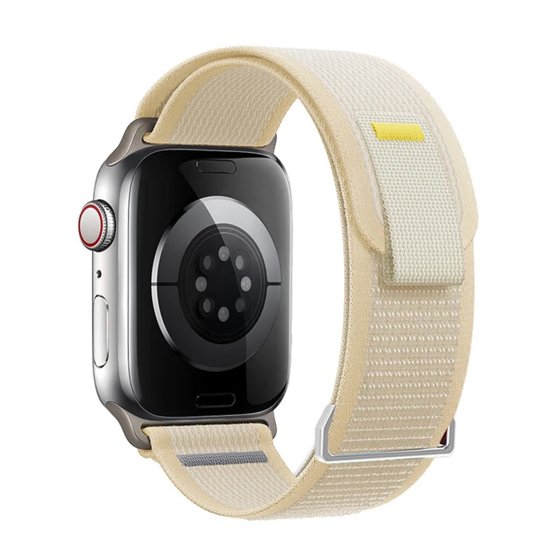 Nylon Trail Loop Strap for Apple Watch Bands 49mm 45 44 42 46 41 40 38mm Bracelet for iWatch Series 11 10 9 8 7 6 5 SE Ultra 3 2