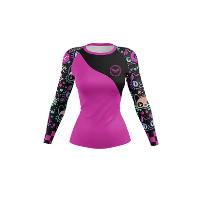 Cody Women Rash Guard Gym Clothing MMA Tight Sportswear Jiu Jitsu Rashguard T-shirts+Pant Boxing Grappling Shorts 4pcs/Set