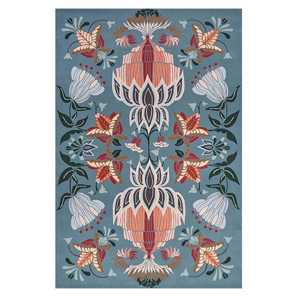 Light Luxury Cloakroom Carpet Home Non-slip Mat Large Area Bedroom Decor Washable Rug European Retro Carpets for Living Room