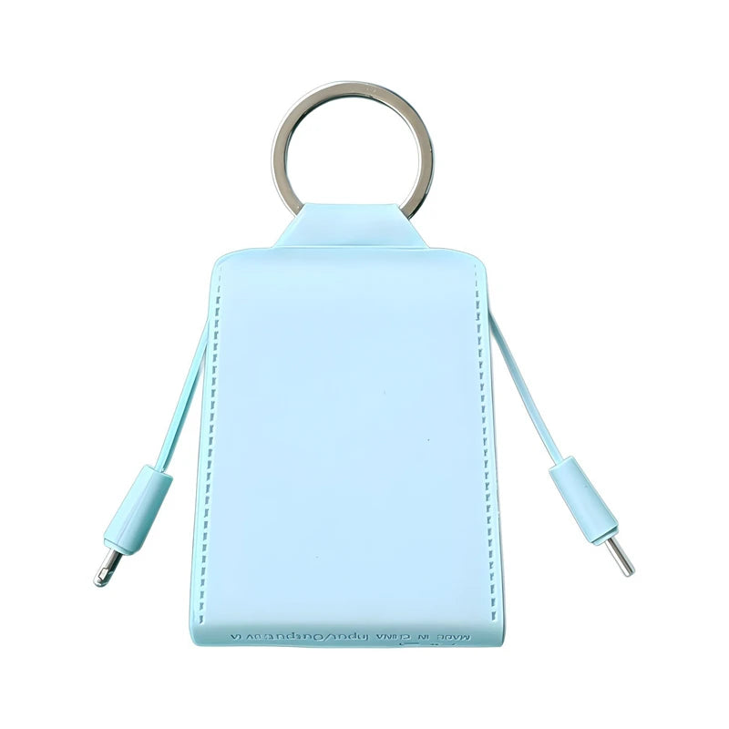 Mini Keychain Power Bank 2000mAh Portable Charger for iPhone 17 16 Samsung Xiaomi Huawei Powerbank Station External Battery Pack