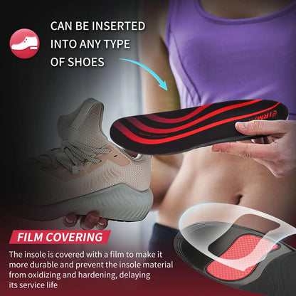 Premium Orthopedic Sport Insoles for Feet PU Gel Shock Absorption Breathable Sole Pad Sport Arch Support Feet Pain Care Insole