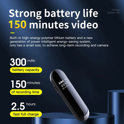 1080P Action Camera Oculta Wide View Angle Portable Small Nacklace Audio Video Voice DV Dictaphone 4-128GB Digtal Recorder Cam