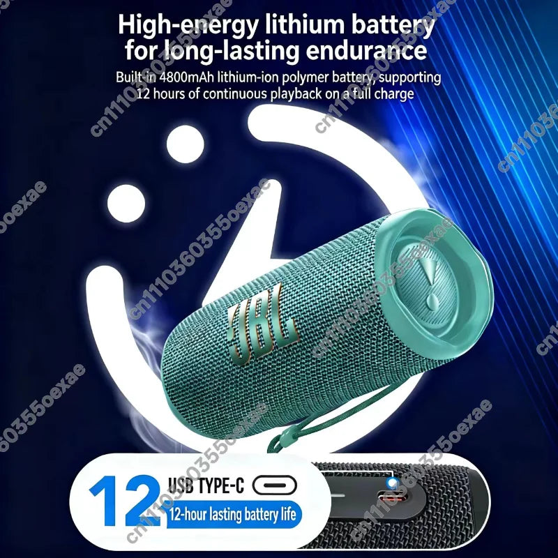 JBL F6 Portable Bluetooth Speaker IPX7 Waterproof Outdoor Stereo Bass Wireless Speaker