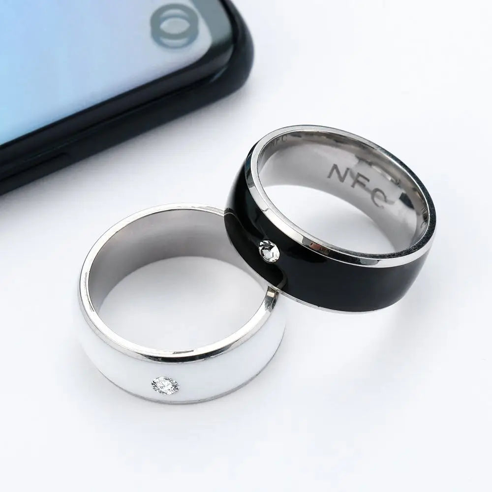 1PC NFC Smart Finger Ring Intelligent Wear Connect Android Phone Equipment Rings Fashion Jewelry Size 6/7/8/9/10/11/12
