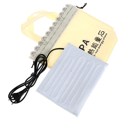 1Pc Hot Rocks Massage Stones Warmer Heater Electric Heating Bag Body Spa Pain Relief
