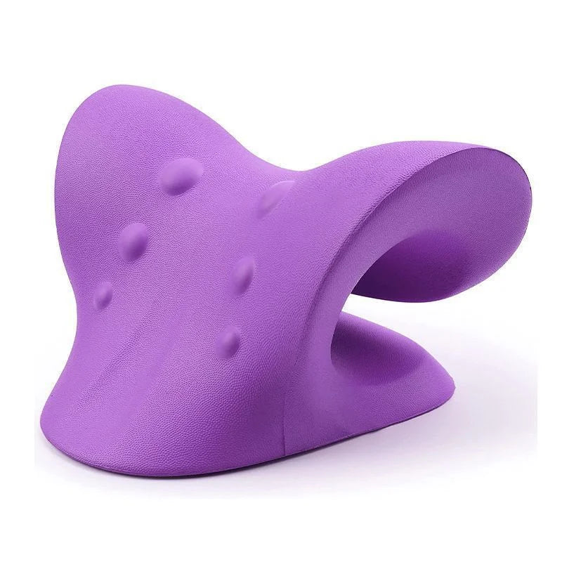 Neck Massage Wedge Pillow Shoulder Cervical Chiropractic Traction Device Head Back Relax for Pain Relief Body Massager Machine