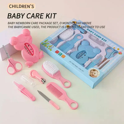 Baby Care Kit Baby Nail Clippers Nasal Aspirator Nose Cleaning Tool