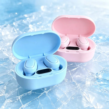 E7S TWS Earphones Bluetooth Headphones with 9D Stereo Hifi Wireless Bluetooth Earbuds with Spatial Audio Create Virtual Surround