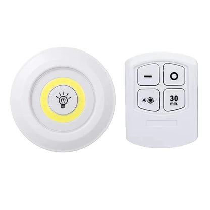 Dimmable LED Under Cabinet Light with Remote Control Battery Operated LED Closets Lights Wardrobe Bathroom Lighting Night Light