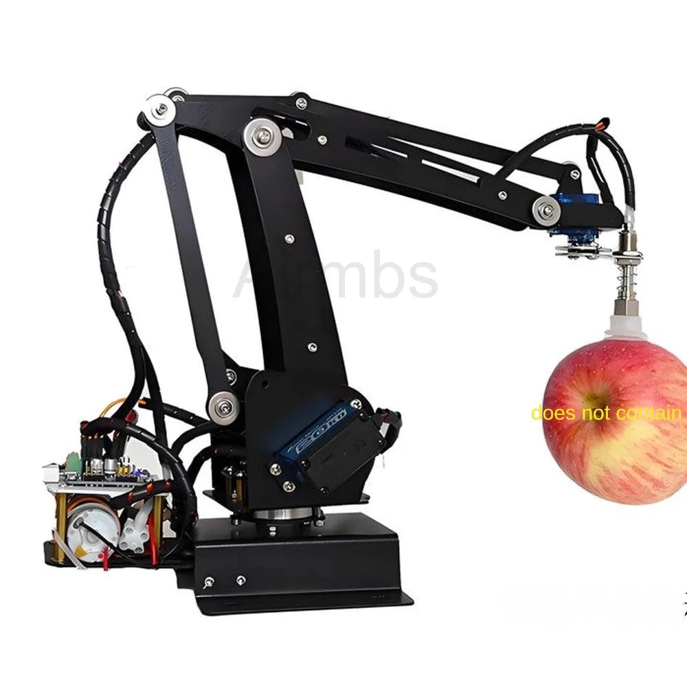 Big Load 4 DOF Air Pump Palletizing Robot Arm Manipulator Mechanical Claw with 25KG Digital Servo Motors Controller Robotics Toy